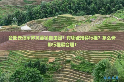 合肥去张家界芙蓉镇自由团?有哪些推荐行程?怎么安排行程最合理? 合肥去张家界芙蓉镇自由团?有哪些推荐行程?怎么安排行程最合理?