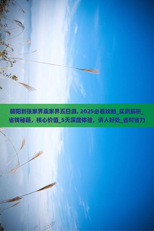 朝阳到张家界袁家界五日游