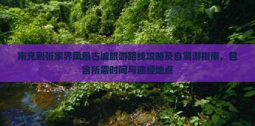 南充到张家界凤凰古城旅游
