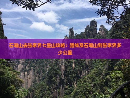 石嘴山去张家界七星山攻略