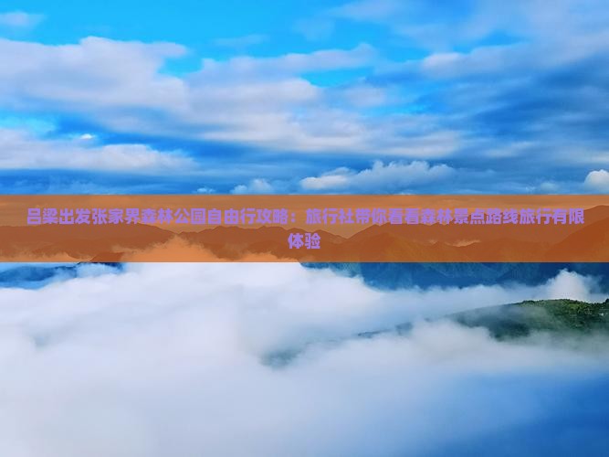 吕梁出发张家界森林公园自由行攻略：旅行社带你看看森林景点路线旅行有限体验