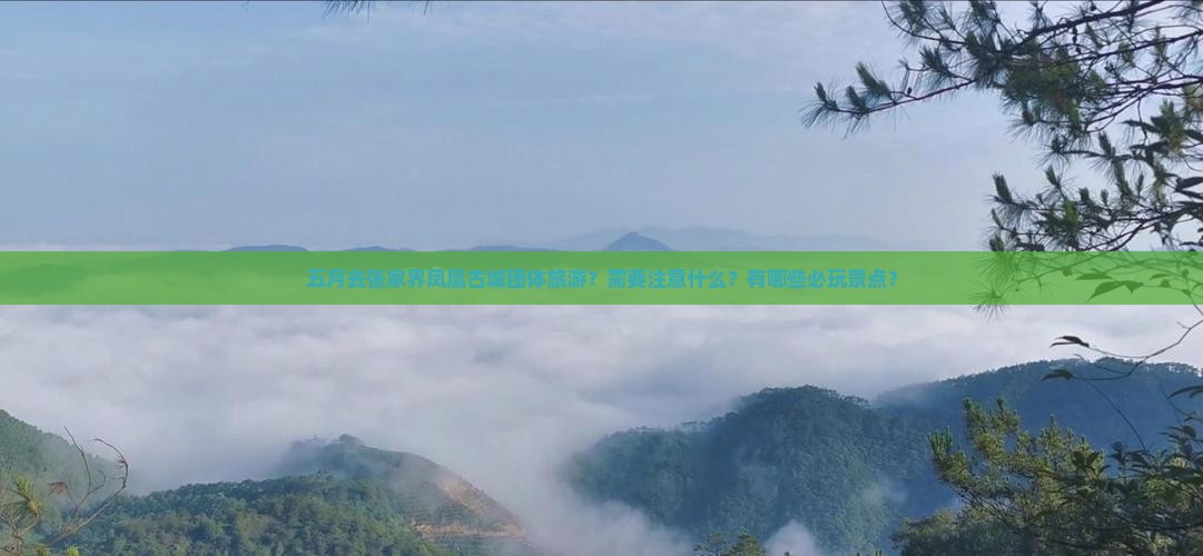 五月去张家界凤凰古城团体旅游？需要注意什么？有哪些必玩景点？