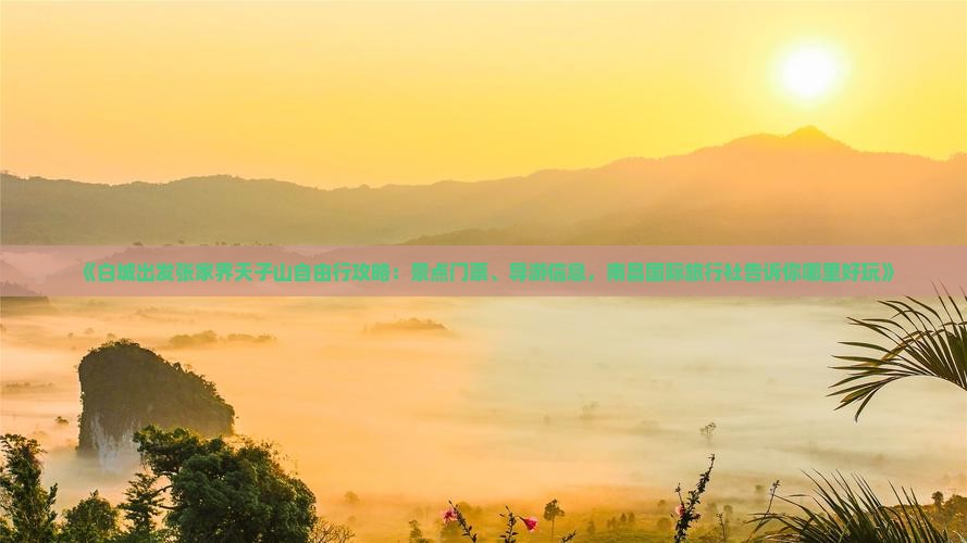 《白城出发张家界天子山自由行攻略：景点门票、导游信息，南昌国际旅行社告诉你哪里好玩》