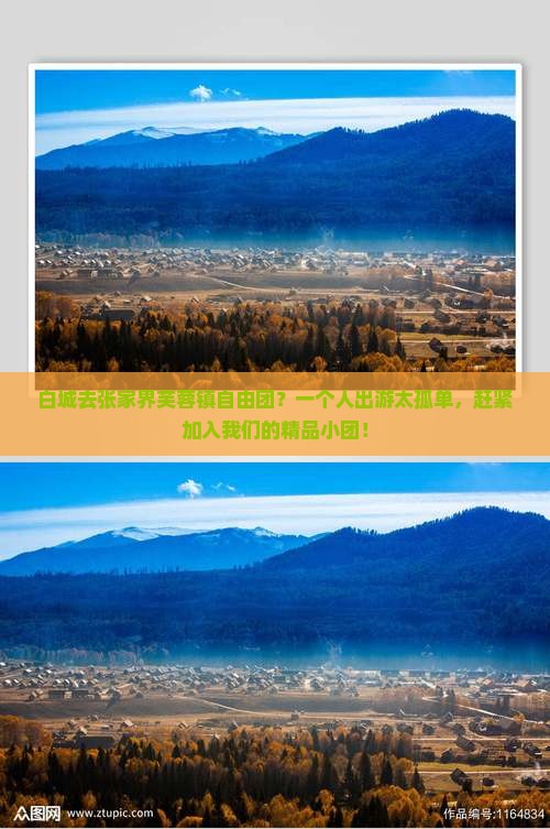 白城去张家界芙蓉镇自由团？一个人出游太孤单，赶紧加入我们的精品小团！