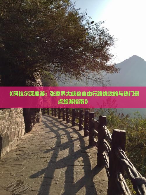 《阿拉尔深度游：张家界大峡谷自由行路线攻略与热门景点旅游指南》