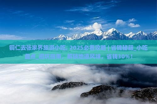 铜仁去张家界旅游小吃