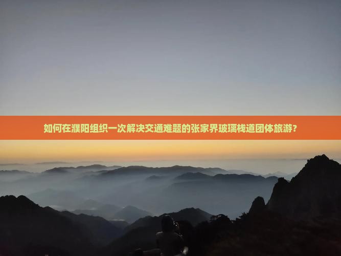 如何在濮阳组织一次解决交通难题的张家界玻璃栈道团体旅游？