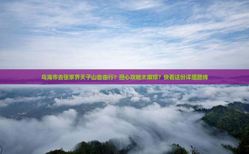 乌海市去张家界天子山自由行？担心攻略太麻烦？快看这份详细路线