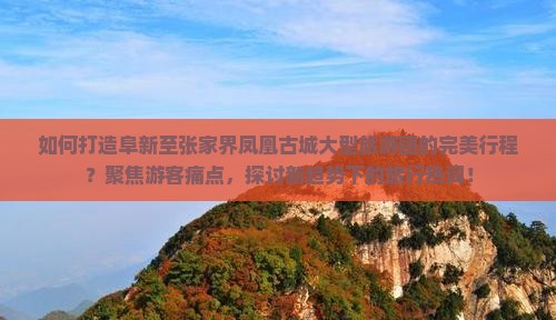 如何打造阜新至张家界凤凰古城大型旅游团的完美行程？聚焦游客痛点，探讨新趋势下的旅行热词！