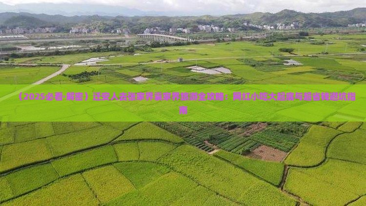 迁安去张家界袁家界旅游小吃