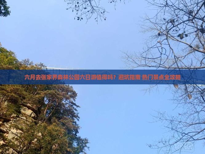 六月去张家界森林公园六日游