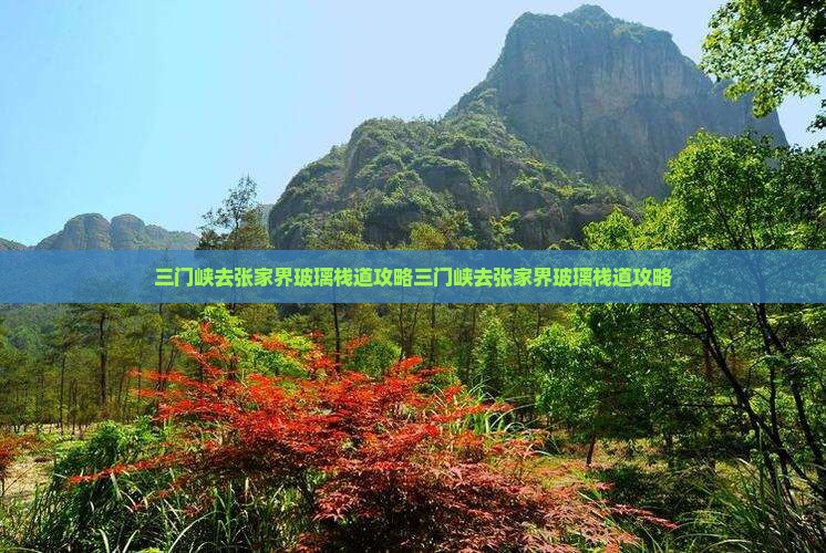三门峡去张家界玻璃栈道攻略
