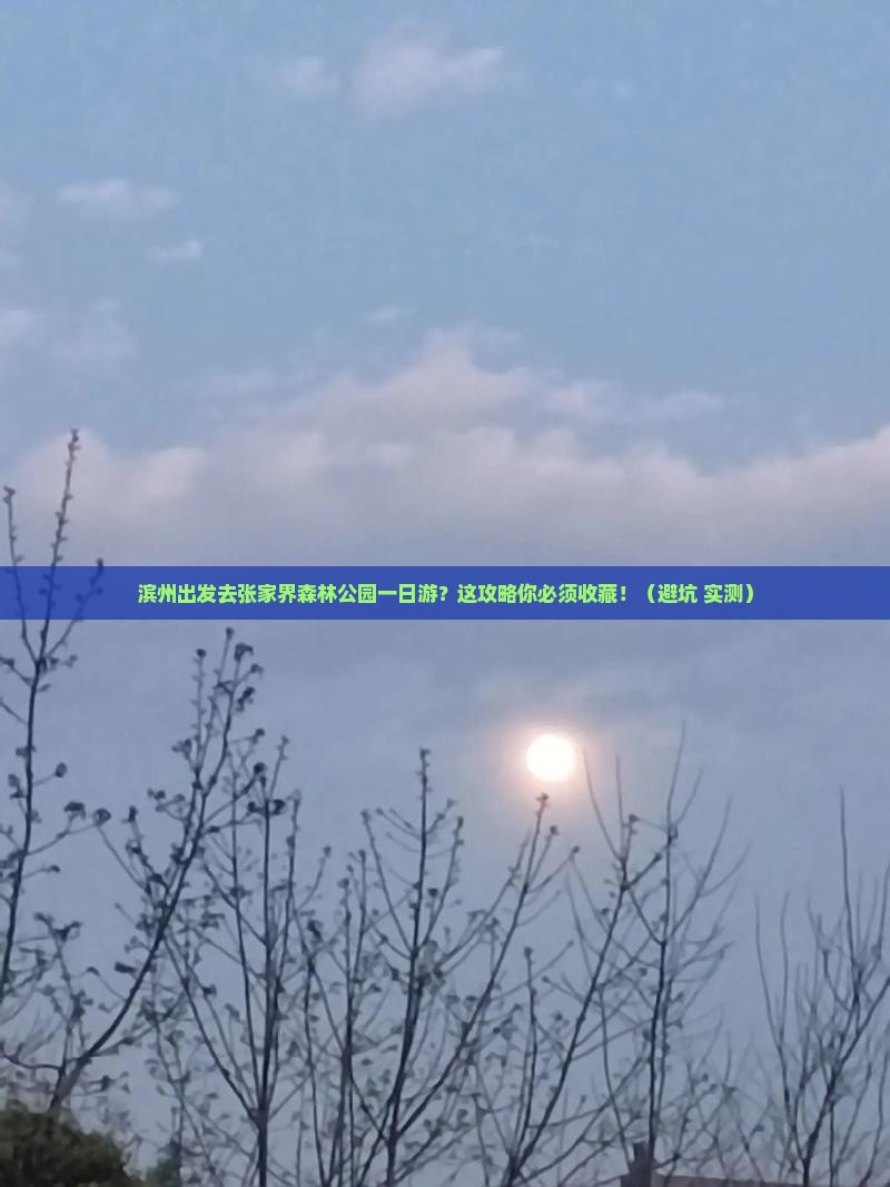 滨州到张家界森林公园一日
