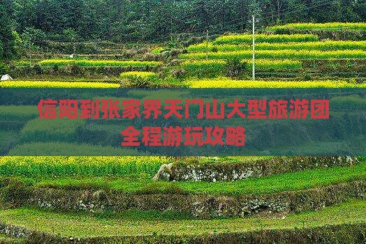 信阳到张家界天门山大型旅游团