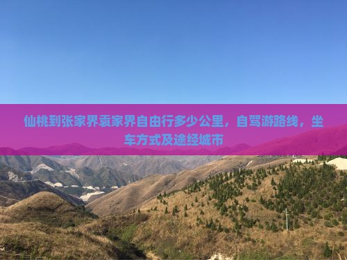 仙桃到张家界袁家界自由行