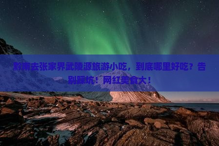 黔南去张家界武陵源旅游小吃