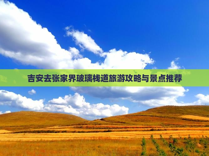 吉安去张家界玻璃栈道自由行