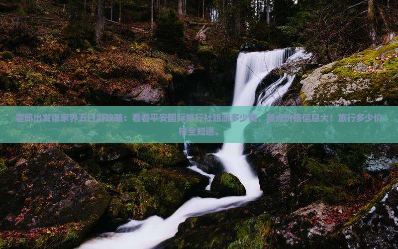 霍邱出发张家界五日游攻略：看看平安国际旅行社旅游多少钱，景点价格信息大！旅行多少价格全知道。