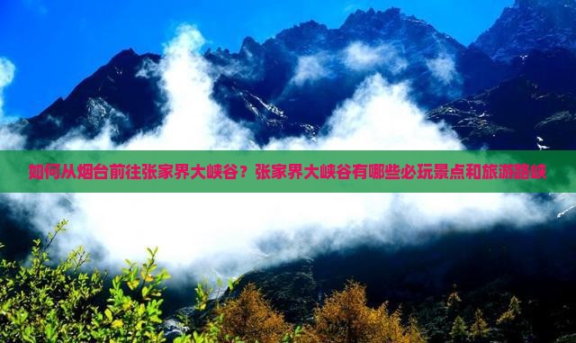 如何从烟台前往张家界大峡谷？张家界大峡谷有哪些必玩景点和旅游路峡