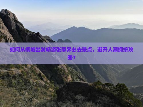 如何从桐城出发畅游张家界必去景点，避开人潮拥挤攻略？