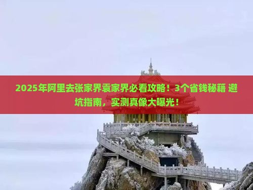 阿里去张家界袁家界攻略
