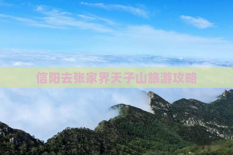 信阳去张家界天子山旅游