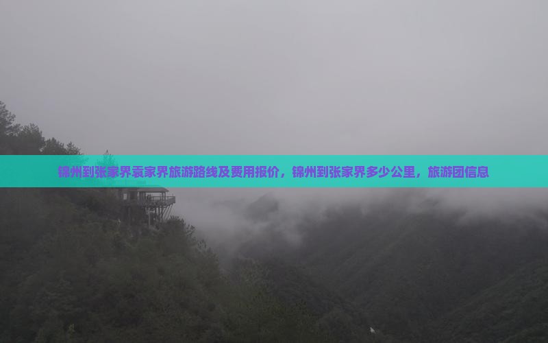 锦州到张家界袁家界旅游