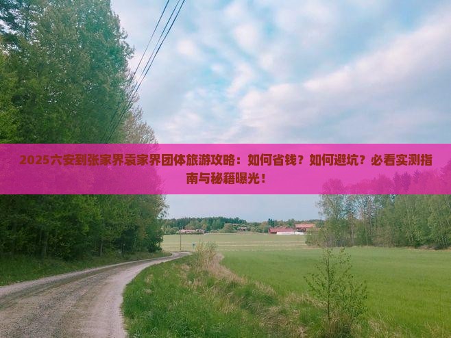 六安到张家界袁家界团体旅游