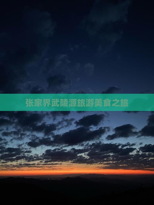 崇左去张家界武陵源旅游小吃