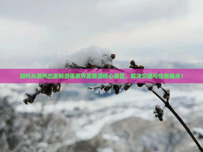 如何从潮州出发畅游张家界武陵源核心景区，解决交通与住宿痛点？