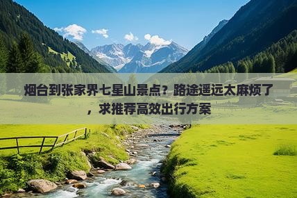 烟台到张家界七星山景点？路途遥远太麻烦了，求推荐高效出行方案