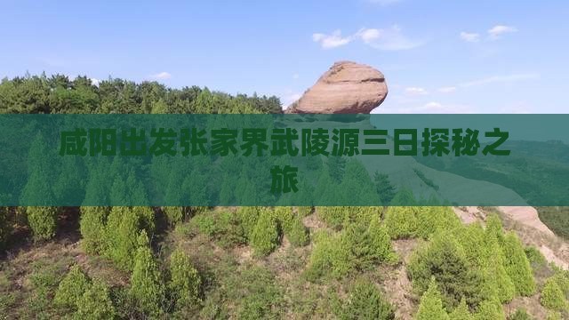 咸阳出发张家界武陵源三日探秘之旅