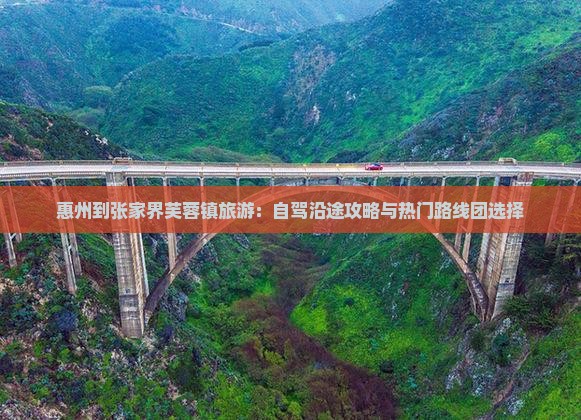 惠州到张家界芙蓉镇旅游：自驾沿途攻略与热门路线团选择
