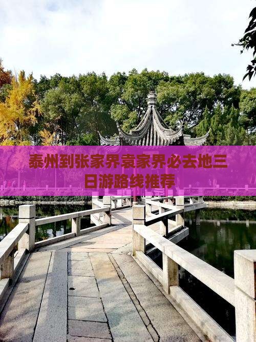 泰州到张家界袁家界必去地三日游路线推荐