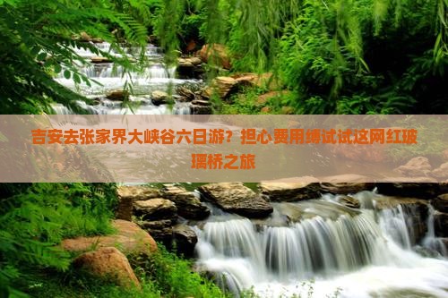 吉安去张家界大峡谷六日游？担心费用缚试试这网红玻璃桥之旅