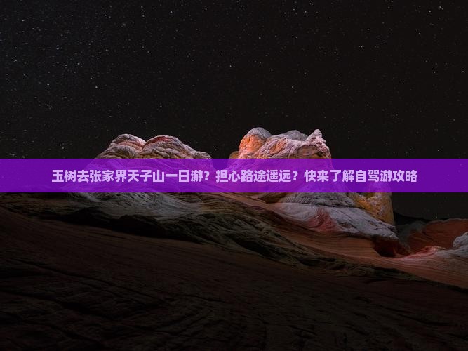 玉树去张家界天子山一日游？担心路途遥远？快来了解自驾游攻略