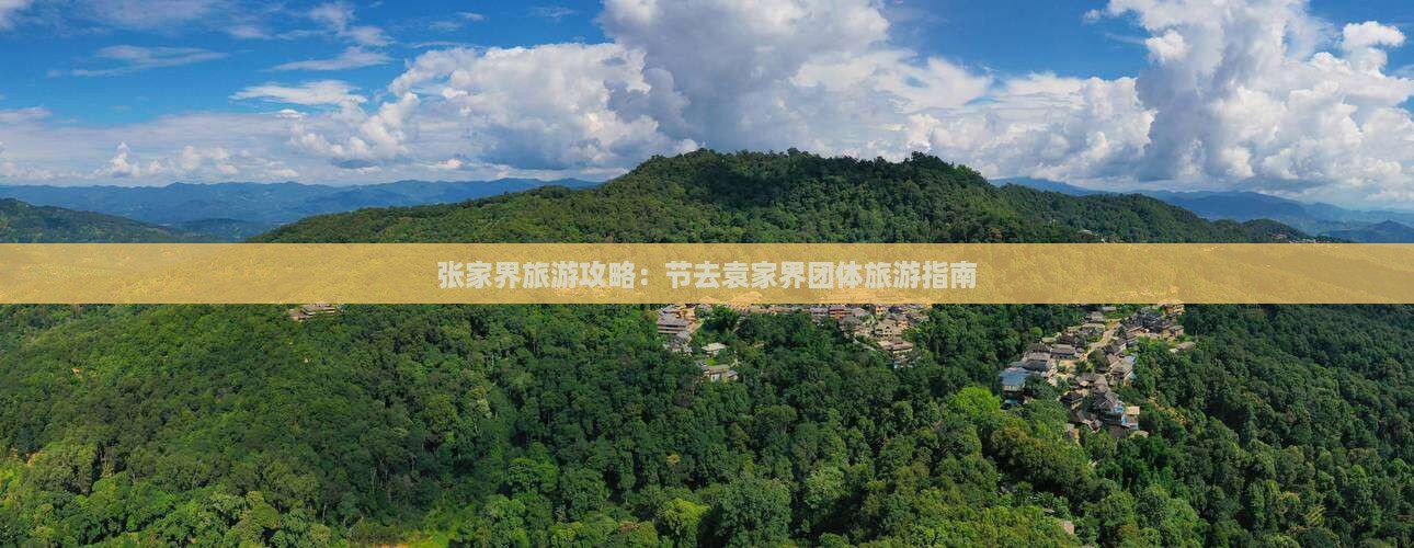 张家界旅游攻略：节去袁家界团体旅游指南
