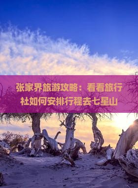 张家界旅游攻略：看看旅行社如何安排行程去七星山