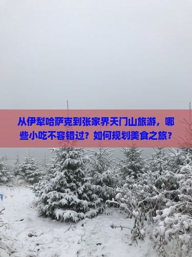 从伊犁哈萨克到张家界天门山旅游，哪些小吃不容错过？如何规划美食之旅？