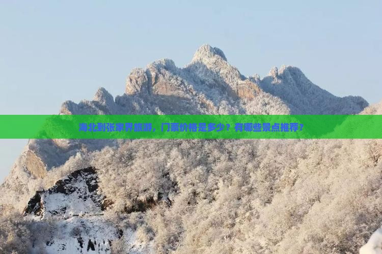 海北到张家界旅游，门票价格是多少？有哪些景点推荐？