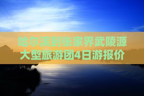 哈尔滨到张家界武陵源大型旅游团4日游报价