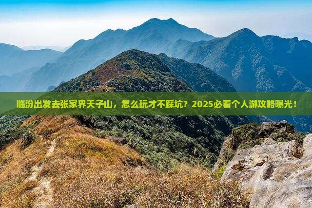 临汾去张家界天子山个人游