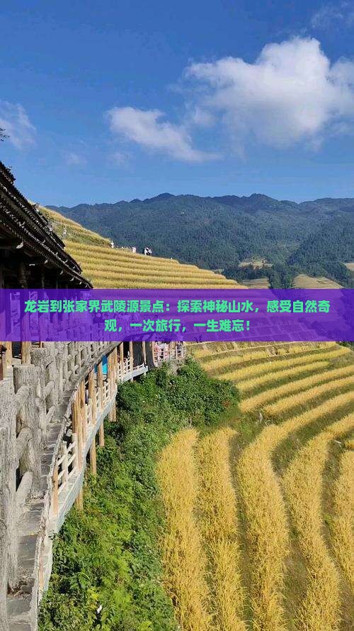 龙岩到张家界武陵源景点
