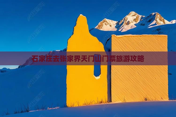 石家庄去张家界天门山门票