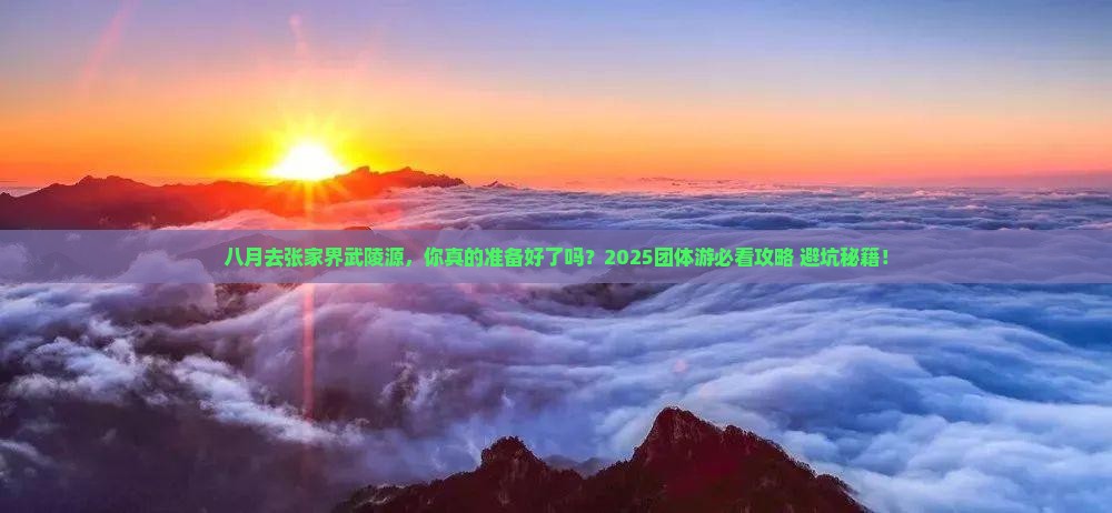 八月去张家界武陵源团体旅游