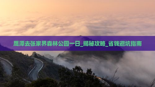 鹰潭去张家界森林公园一日