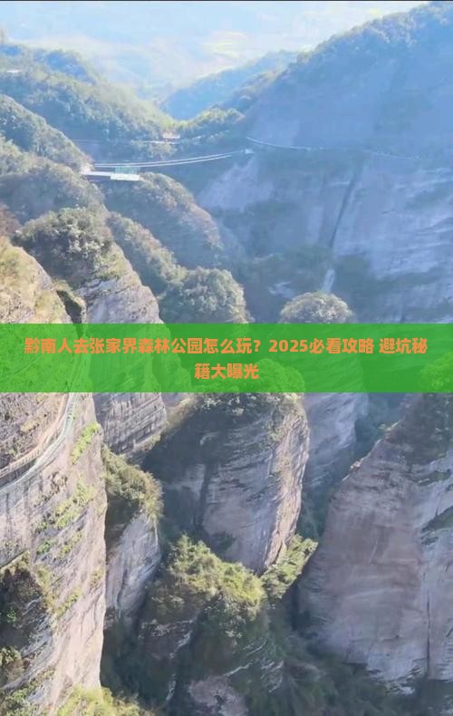 黔南去张家界森林公园旅游