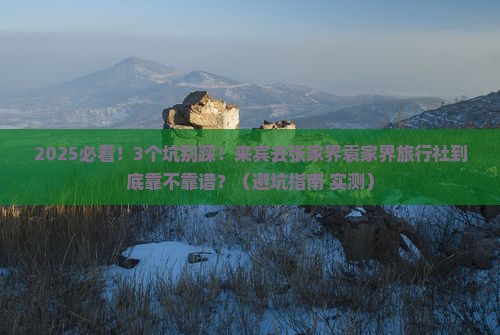 来宾去张家界袁家界旅行社