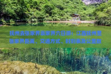 抚州去张家界袁家界六日游：江西抚州至张家界距离、交通方式、时刻表及公里数查询