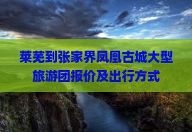 莱芜到张家界凤凰古城大型旅游团报价及出行方式